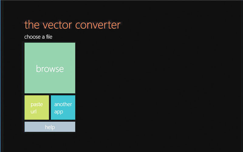 The Vector Converter.. تحويل صيغ الملفات عبر السحابة وحفظها على الحاسب