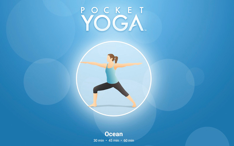 Pocket Yoga.. جلسات «يوغا» مختلفة الصعوبة وتعليمات لإرشاد المستخدمين
