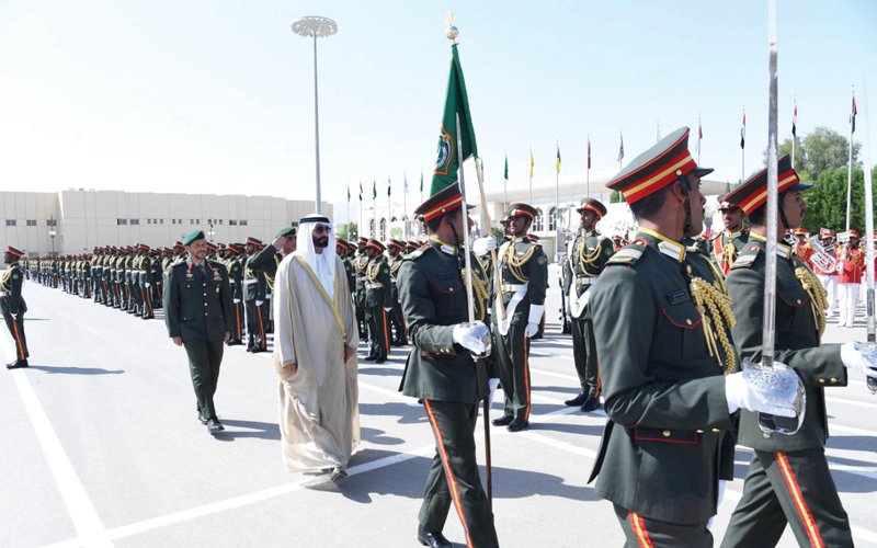 البواردي يشهد حفل تخريج دورة ضباط الخدمة الوطنية الثانية بكلية «زايد العسكرية»
