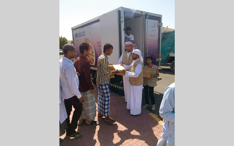 55 ألف وجبة غذائية ضمن   مبادرة «بيت الخير»