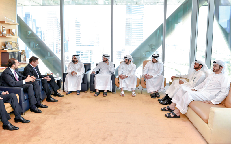 محمد بن راشد: الإمارات تفتح أسواقها للشركات العالمية لمزاولة أنشطتها بحرية تامة