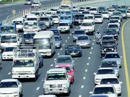 17 ٪ نسبة زيادة المركبات في دبي