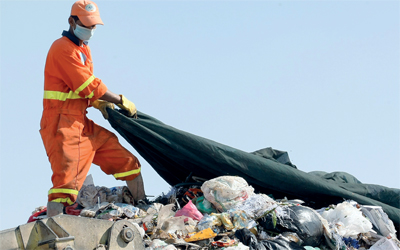 9.6 ملايين طن حجم النفايات الـمُنتَجة في دبي العام الماضي