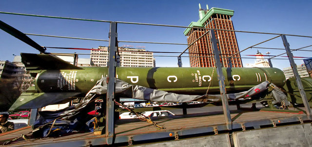 صاروخ «سكود» يتحول إلــى نصب تذكاري للسلام
