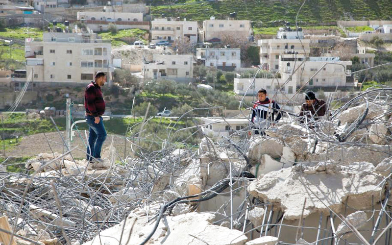 تزايد عمليات هدم منازل الفلسطينيين إلى 114% خلال 2016