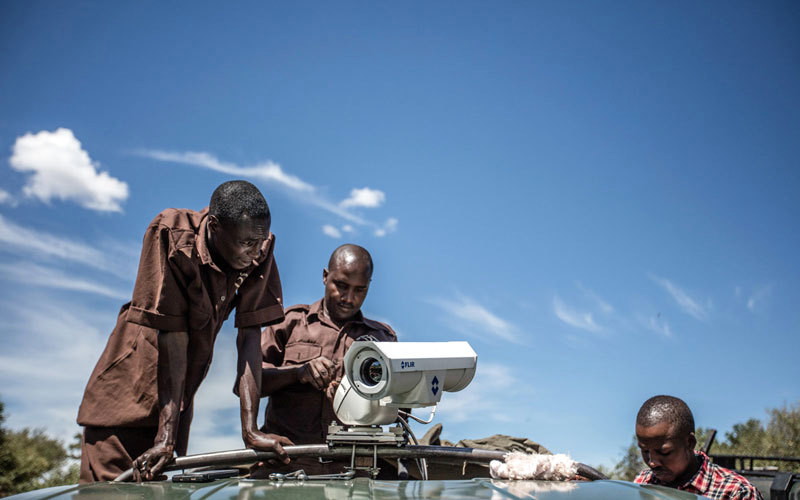 كينيا تستخدم كاميرات حرارية حديثة لرصد صيادي الفيلة
