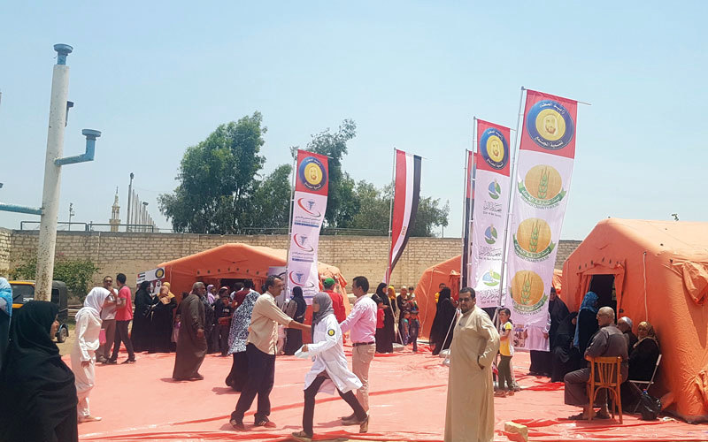 قوافل «زايد الخير» تبدأ مهامها  في القرى المصرية