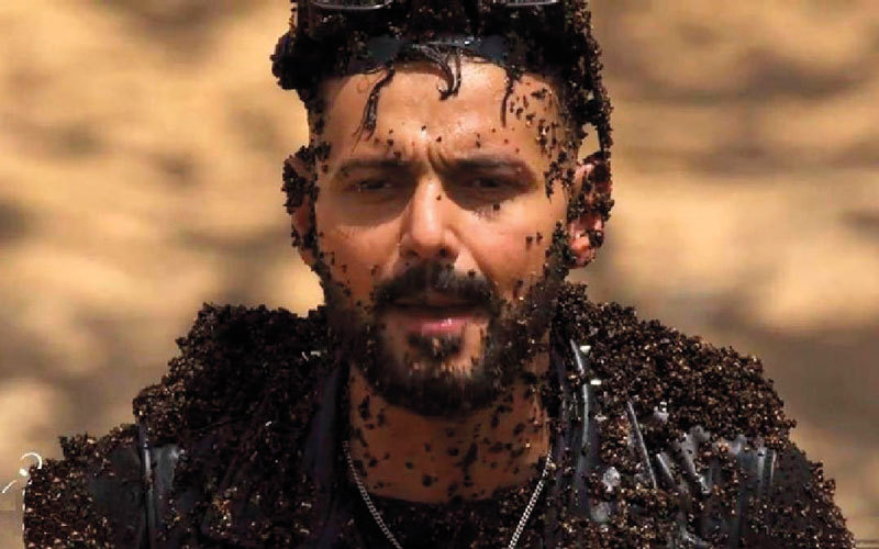 لقطة لجلال أثناء البرنامج. أرشيفية