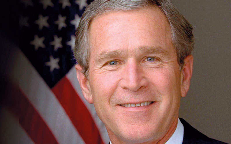 جورج بوش: «إما أن تكونوا معنا أو ضدنا». أرشيفية
