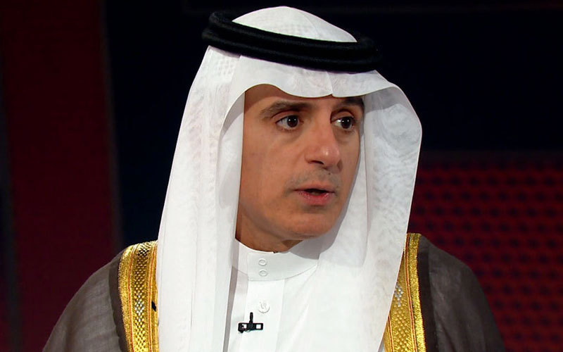 عادل الجبير : اتخاذ القرارات الأخيرة، جاء لإرسال رسالة للدوحة، مفادها (لقد طفح الكيل).