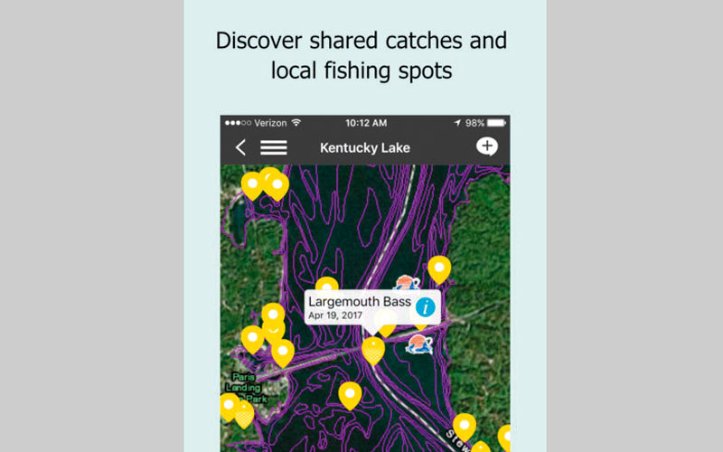 التطبيق يوفر خرائط تفصيلية للممرات المائية. من المصدر