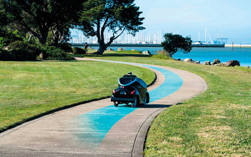 دورية ذاتية القيادة تم تصميمها خصيصا ليتم استخدامها في شوارع المدينة. من المصدر