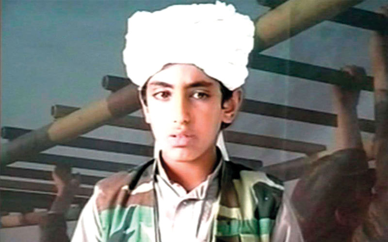 زعيم «القاعدة» السابق أسامة بن لادن نصح ابنه حمزة بالانتقال إلى قطر عندما كان على استعداد للعب دور بارز في «القاعدة». أرشيفية