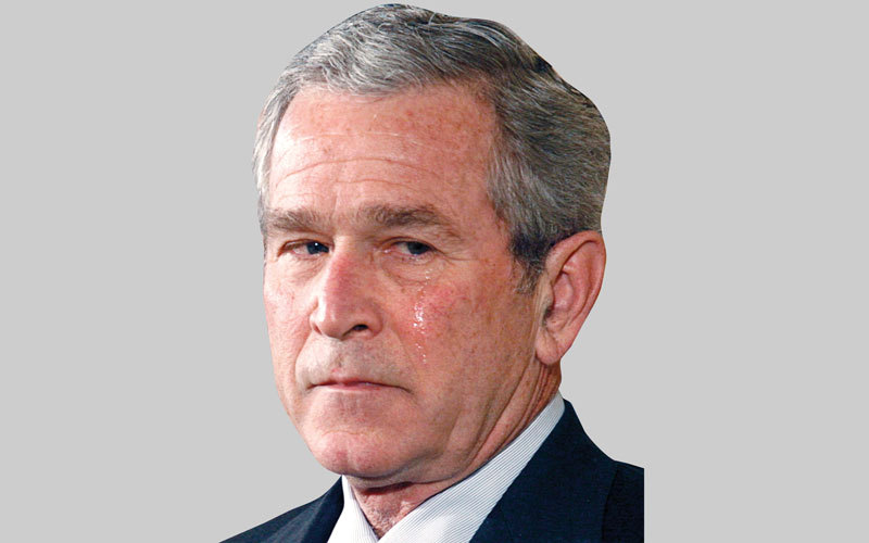 بوش الابن كان واضحاً عندما قال «إما معنا أو مع الإرهابيين».  رويترز