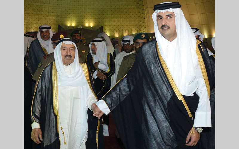 الوساطة الكويتية لعبت دوراً مهماً في الأزمة الحالية. أ.ب