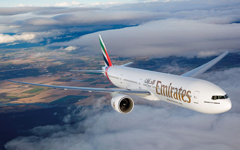 «طيران الإمارات» واصلت توسيع عملياتها لنقل الركاب والشحن في الولايات المتحدة. من المصدر