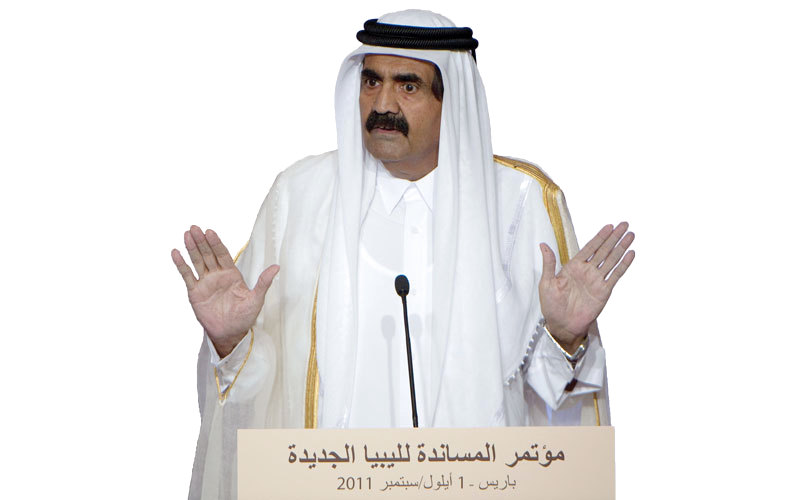 توافد المتشددون والمتطرفون إلى الدوحة منذ تغيير النظام في 1995. أ.ف.ب