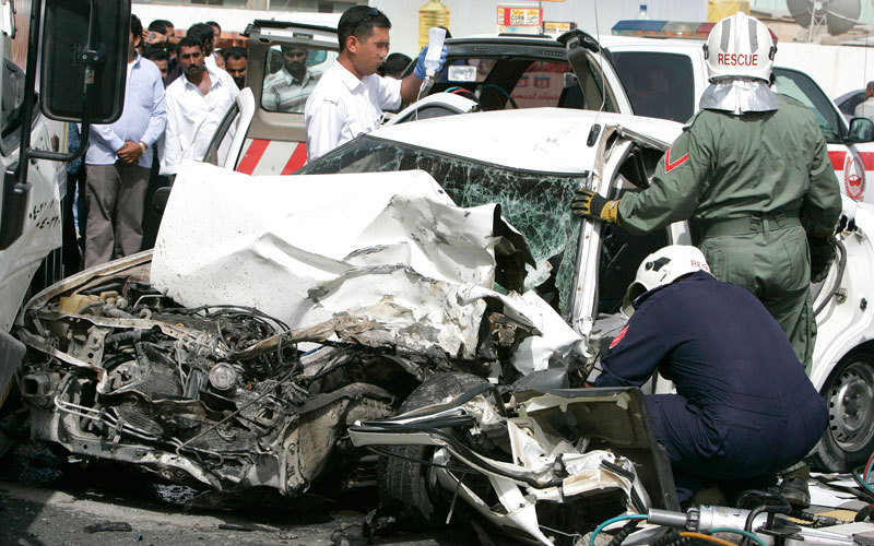 شركات التأمين لا تدفع تعويضاً لمركبات قادها السائق تحت تأثير المخدرات والمشروبات الكحولية. تصوير: تشاندرا بالان