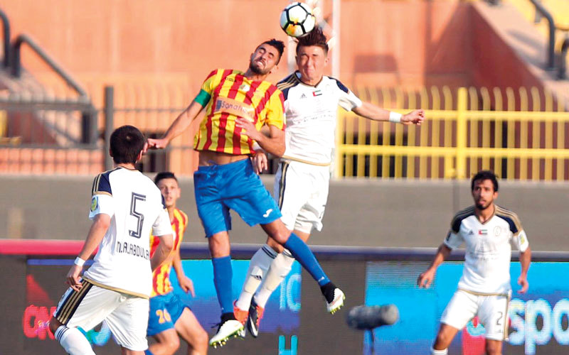 الوحدة خسر مواجهة نصر داي في الشوط الأول. من المصدر