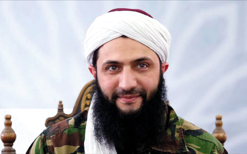 أبومحمد الجولاني.. يتلقى دعماً قطرياً متواصلاً.  أرشيفية