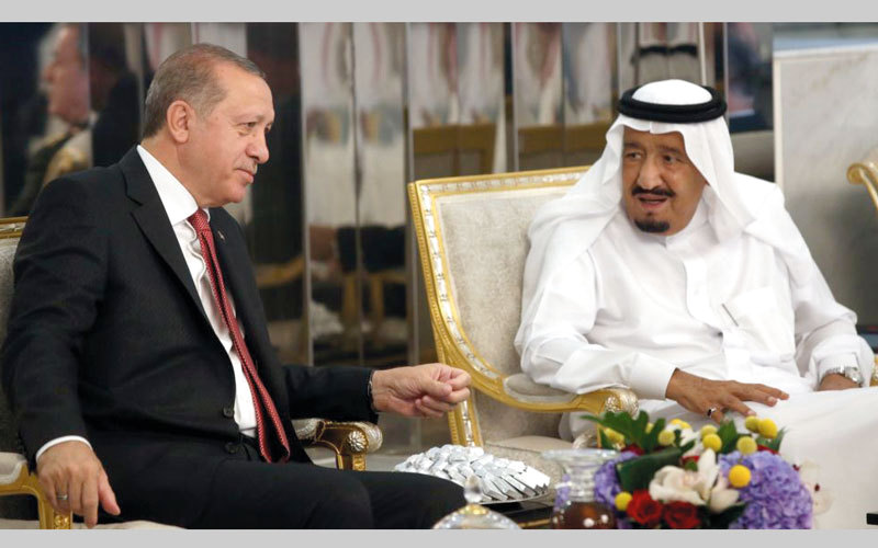 أردوغان حريص على استمرار العلاقة مع السعودية.  أرشيفية