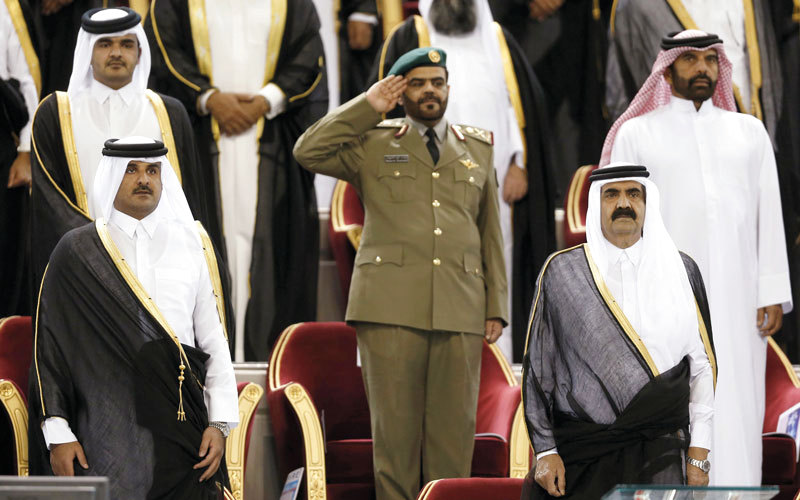 عائلة آل ثاني تحكم قطر منذ 140 عاماً.  رويترز