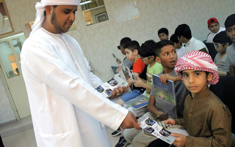 خلال إحدى فعاليات «السينما» في دبا الفجيرة.  من المصدر