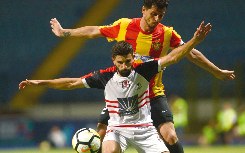الترجي التونسي هزم الفتح المغربي 2-1 في نصف النهائي. رويترز