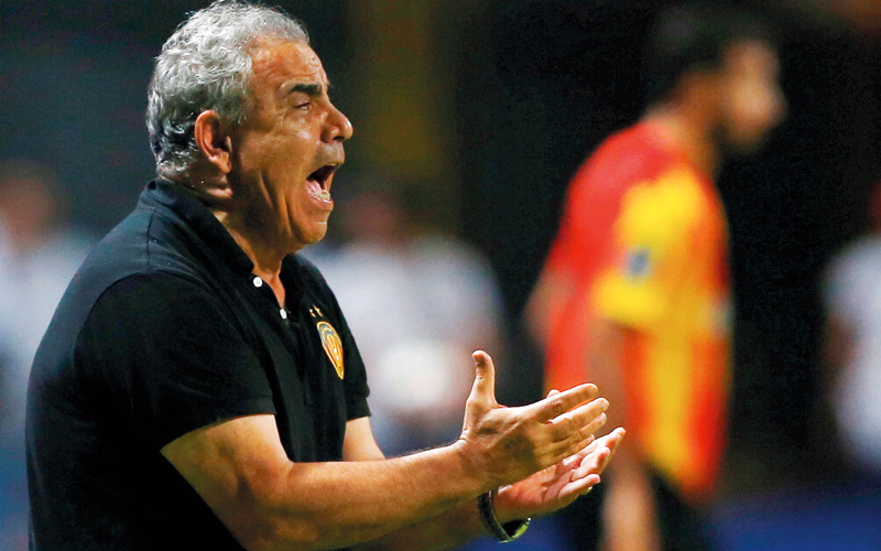 مدرب الترجي فوزي البنزرتي. رويترز