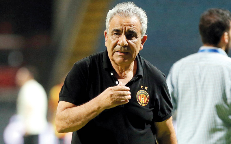 الترجي في حاجة إلى الخبرة الطويلة لمدربه فوزي البنزرتي اليوم. رويترز