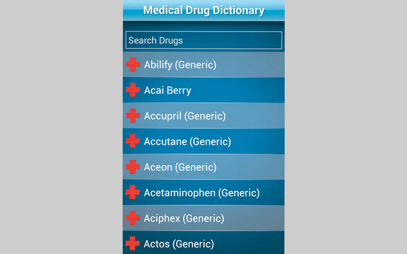 Drugs Dictionary Offline.. لمعرفة استخدامات الأدوية وتفاعلاتها