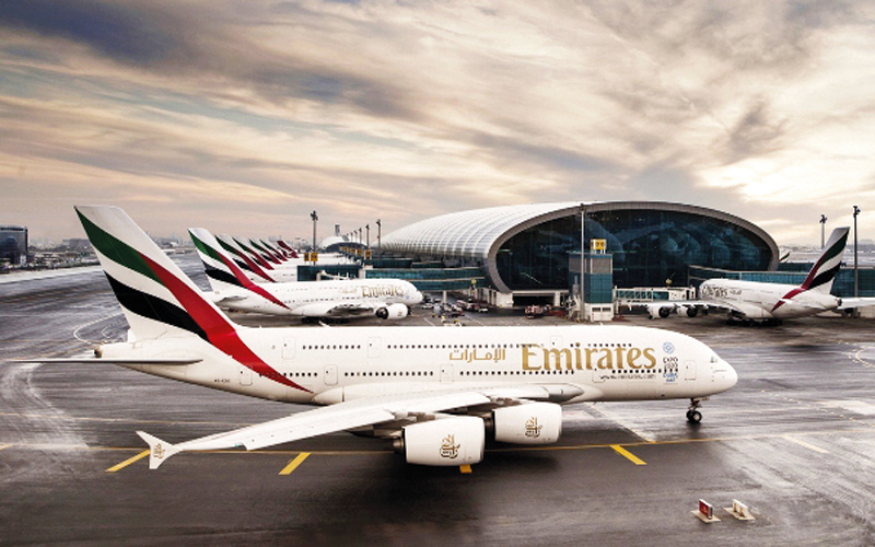 الجوكر أكّد أن هناك خطة لزيادة الطاقة الاستيعابية لمطار دبي الدولي إلى 118 مليون مسافر. أرشيفية