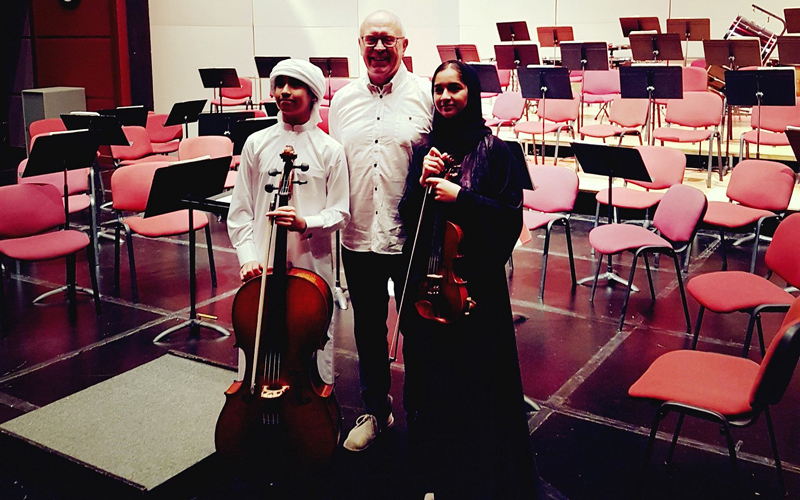 خولة اعتبرت أن الكمان أصعب من البيانو. من المصدر