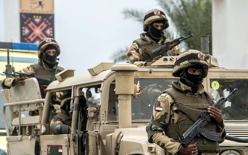 الجيش المصري يعلن القضاء على 105 تكفيريين في سيناء