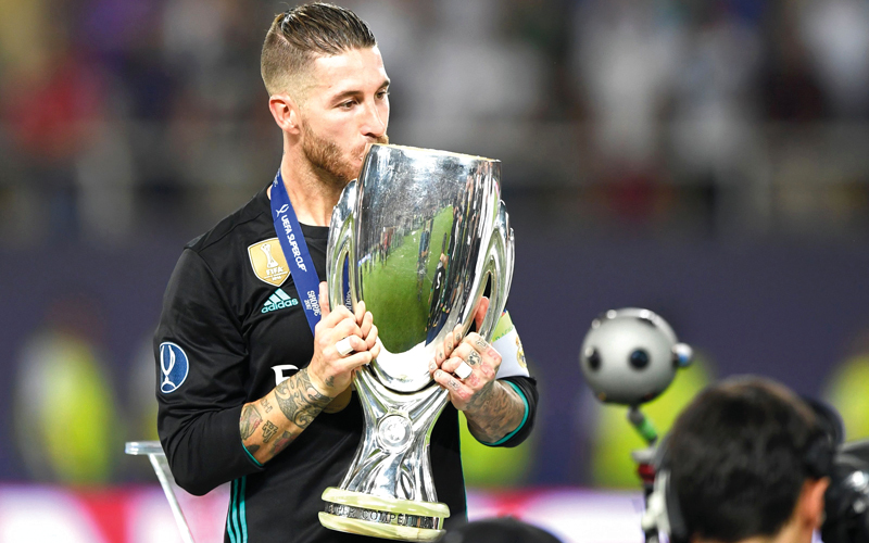 راموس يريد إضافة لقب السوبر المحلي إلى «الأوروبي». أ.ف.ب