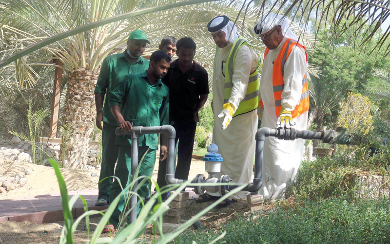 المشروعات تضمنت تركيب عدادات لضبط الكميات المسحوبة من المياه. من المصدر