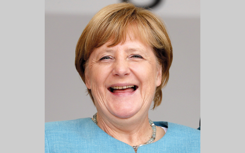 الضحك مهم لميركل. أرشيفية