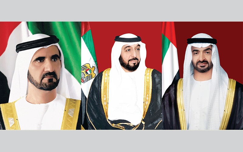 رئيس الدولة ونائبه ومحمد بن زايد يهنئون قادة الدول العربية والاسلامية بعيد الأضحى