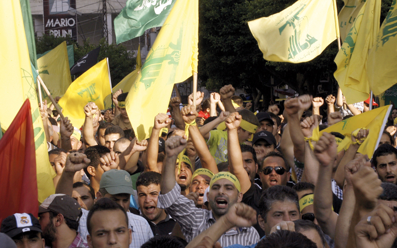 «حزب الله» قام عام 2008 باحتلال وسط بيروت. أ.ف.ب