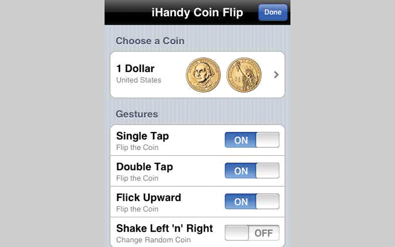 التطبيق يقدم خيارات متعددة من العملات. من المصدر