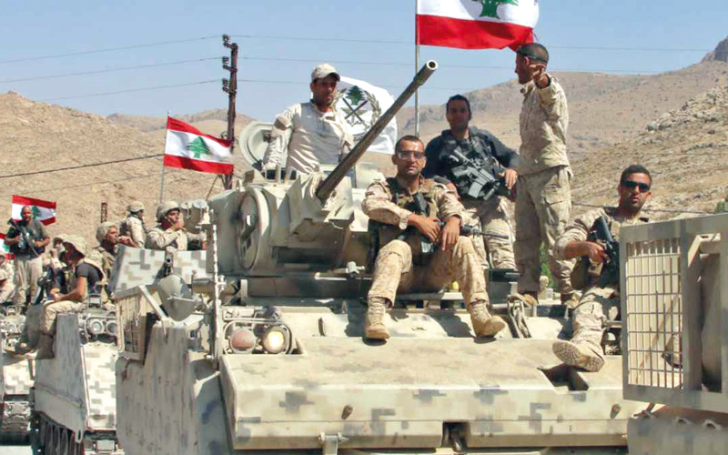 الجيش اللبناني يعلن وقفاً للنار على الحدود السورية