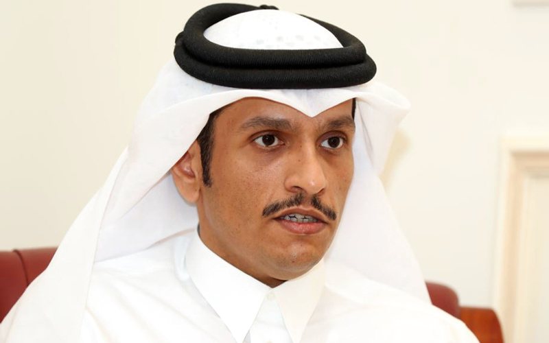 وزير الخارجية القطري محمد بن عبدالرحمن آل ثاني. أرشيفية