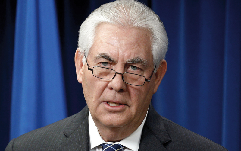 تيلرسون لم يتبن موقفاً صلباً من «الإخوان المسلمين». أرشيفية