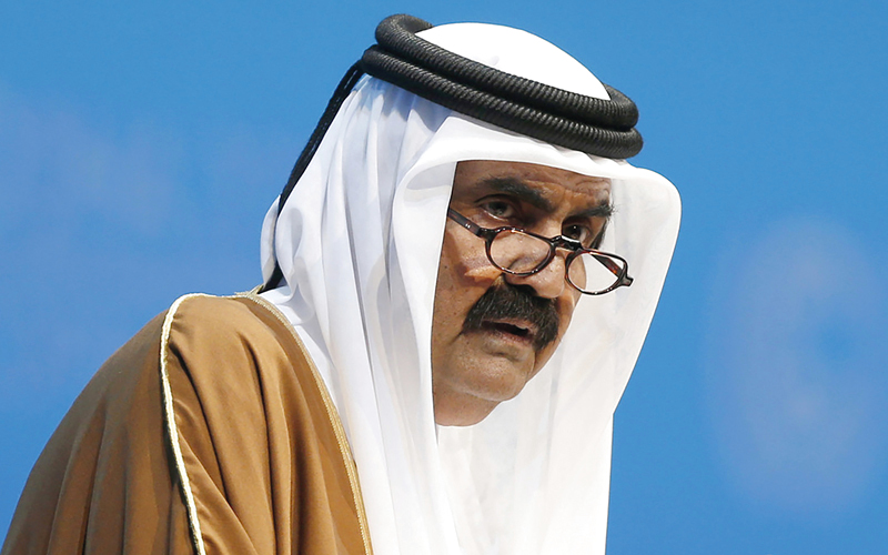 حمد بن خليفة لعب دوراً محورياً في إثارة الفتنة بين اليمنيين. أرشيفية