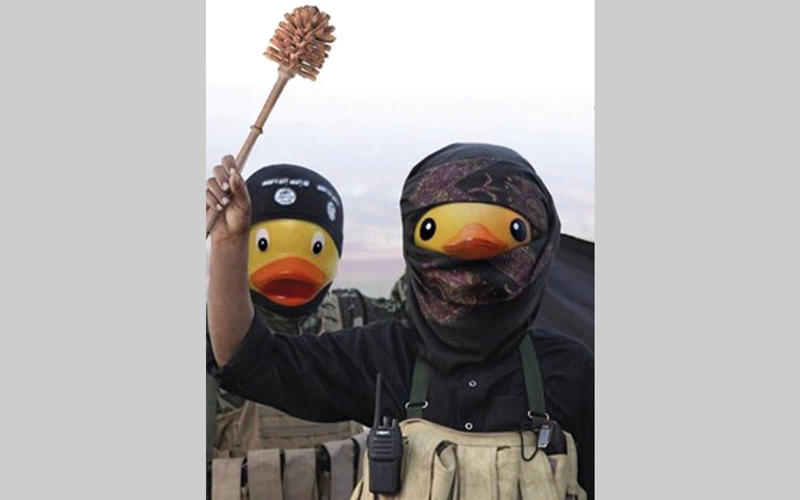 رسوم على شبكات التواصل تسخر من «داعش». عن مجلة «أنينيموس»