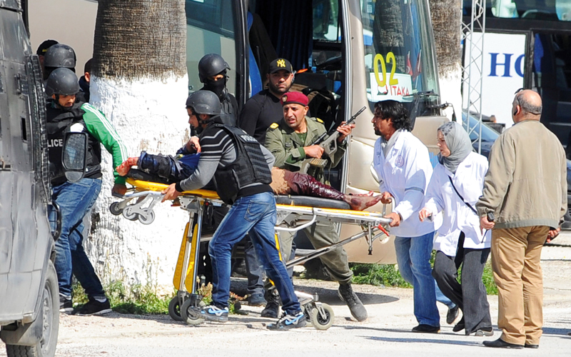 هجمات مسرح بوردو في تونس على النمط نفسه لما تم تنفيذه في فرنسا.  رويترز