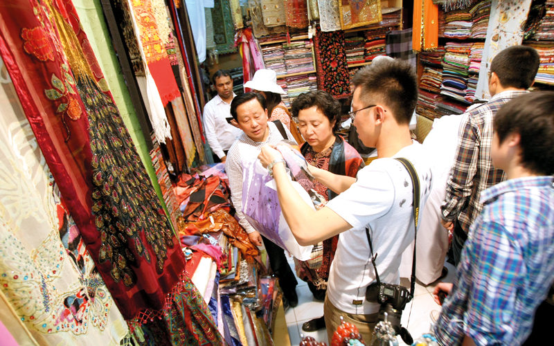 السوق الصينية سجلت نمواً بنسبة 53% والروسية بنسبة 96% في أعداد السيّاح خلال 7 أشهر. تصوير: أشوك فيرما
