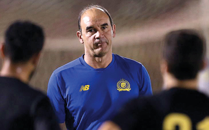 غوميز تعرض لنتائج مخيّبة مع النصر في الجولات الماضية للدوري السعودي. من المصدر