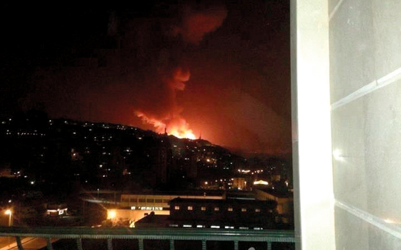 غارات إسرائيلية على دمشق بهدف تثبيت حقيقة الورقة  الإسرائيلية في المعادلة الإقليمية.  أرشيفية