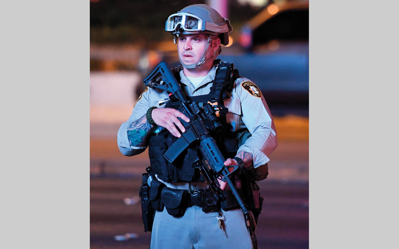 أحداث لاس فيغاس بسبب فوضى السلاح. أرشيفية